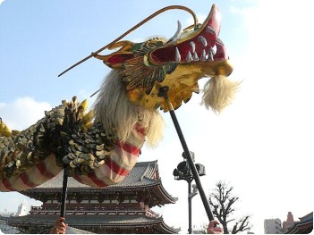 金龍の舞　浅草寺